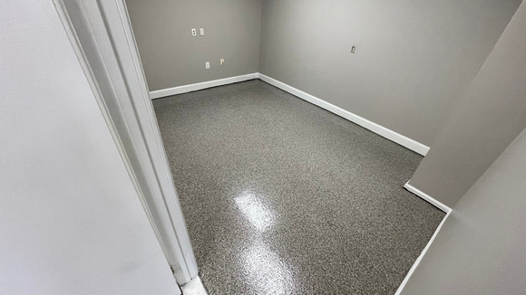 Commercial doggy daycare flake by DCE Flooring LLC 4