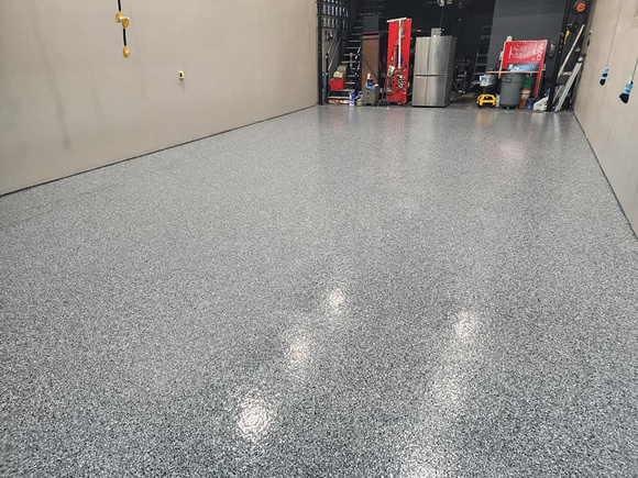 Commercial garage HERMETIC™ Flake by Epoxy STL 3