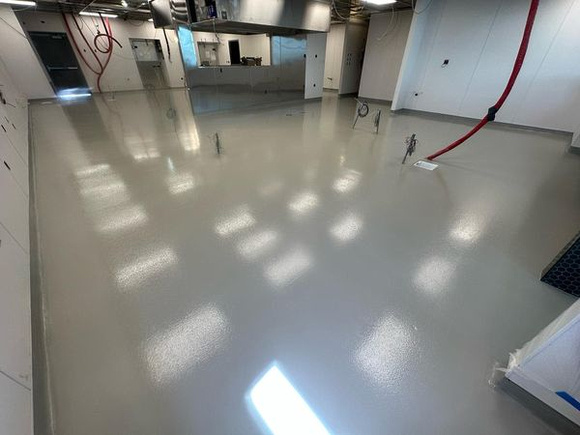 Commercial kitchen Cement Urethane and HERMETIC™ Stout by Dynamic Floor Coatings 4