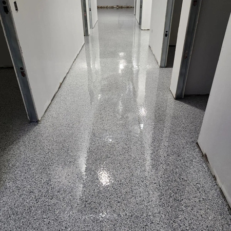 Medical office HERMETIC™ Flake by Wall’s Floor Coatings 9