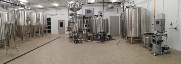 New photos We Brewing Company in Geneva, New York HERMEETIC™ Flake by Shuttleworth Asphalt Sealing 1