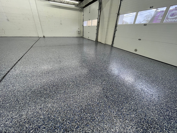 Commercial garage HERMETIC™ Flake by DCE Flooring LLC 4