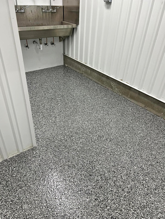Commercial restroom HERMETIC™ Flake by Extreme Floor Coatings, LLC 4