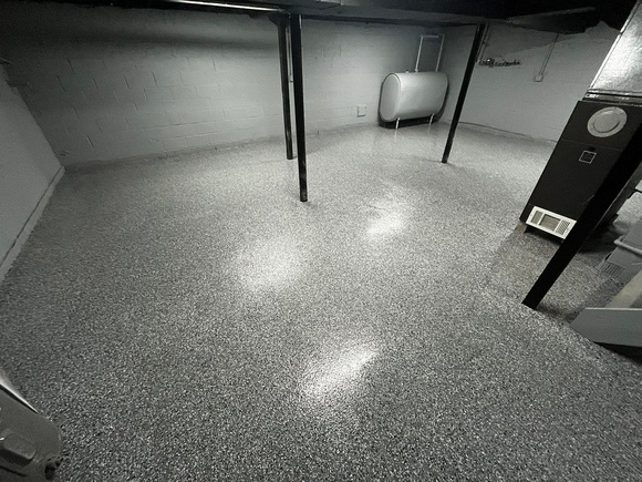 GP & basement HERMETIC™ Flake by DCE Flooring LLC 4