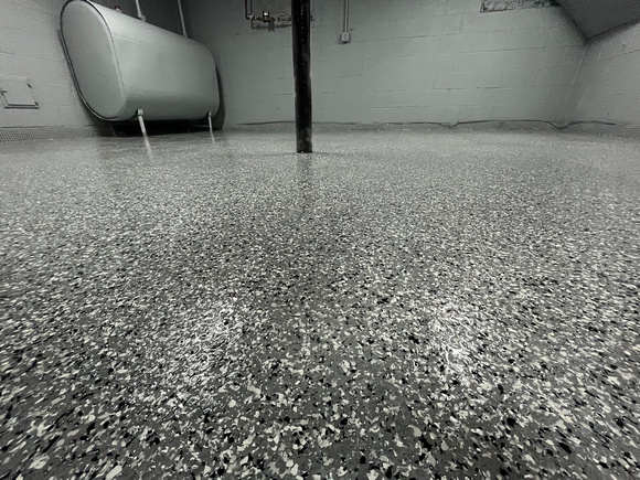 GP & basement HERMETIC™ Flake by DCE Flooring LLC 11