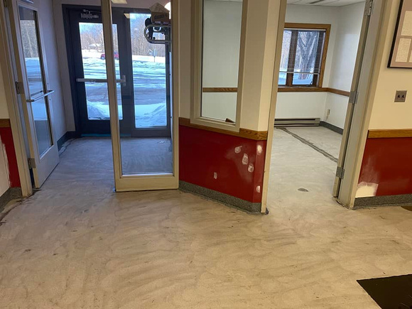 Two Harbors Fire Department meeting area flake by Northern Elite Epoxy 18