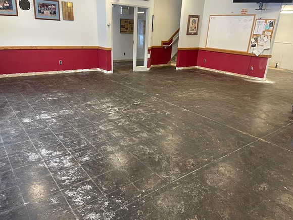 Two Harbors Fire Department meeting area flake by Northern Elite Epoxy 10