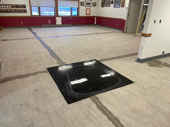 Two Harbors Fire Department meeting area flake by Northern Elite Epoxy 20