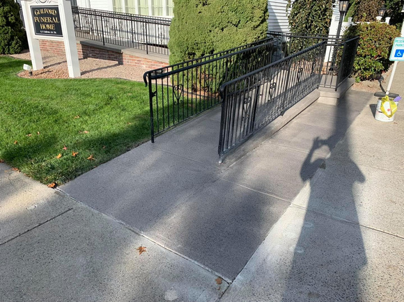 Commercial Sidewalk and steps overlay with pcc oxford gray Liquid Stone Finishes, LLC 5