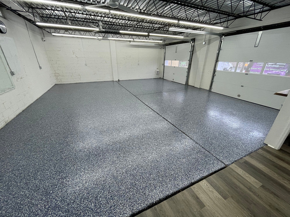 Commercial garage HERMETIC™ Flake by DCE Flooring LLC 7