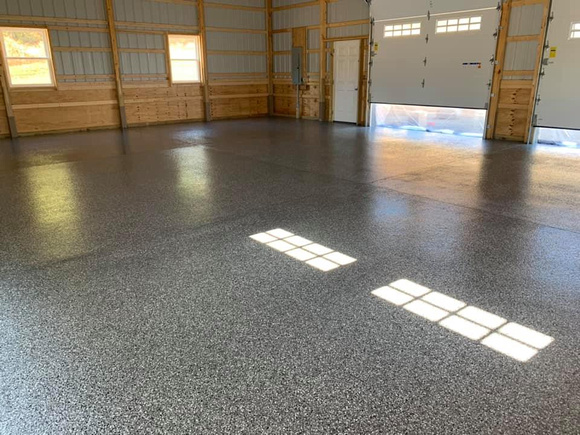 1200 sf garage in Boyertown, PA by Reconstructed Surfaces @ReconstructedSurfaces - 2