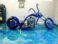 #11 Commercial motorcycle blue reflector - 1