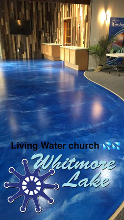 #33 Living Water Church of Whitmore Lake blue reflector by Mid-West Coatings, Inc. - 4