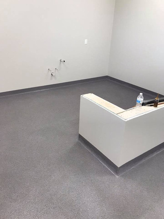 #54 Claude Brown Elementary school nurse station and ADA bathroom quartz with cove by Extreme Floor Coatings, LLC - 6