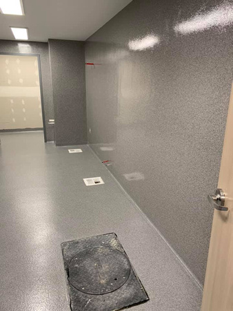 Daycare kitchen and hallway quartz by Extreme Floor Coatings, LLC @ExtremeFlooringSTL - 1