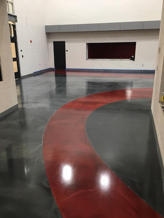 Geneva Central School District HS - Architectural firm Clark Patterson Lee reflector by Surface Tech and Keystone creations PA - 10