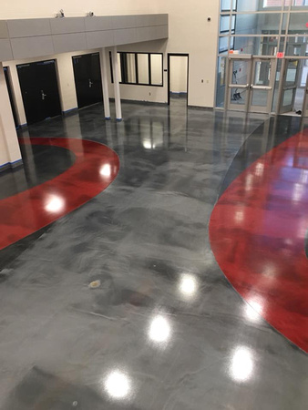 Geneva Central School District HS - Architectural firm Clark Patterson Lee reflector by Surface Tech and Keystone creations PA - 11