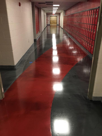 Geneva Central School District HS - Architectural firm Clark Patterson Lee reflector by Surface Tech and Keystone creations PA - 6