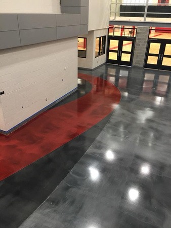 Geneva Central School District HS - Architectural firm Clark Patterson Lee reflector by Surface Tech and Keystone creations PA - 7