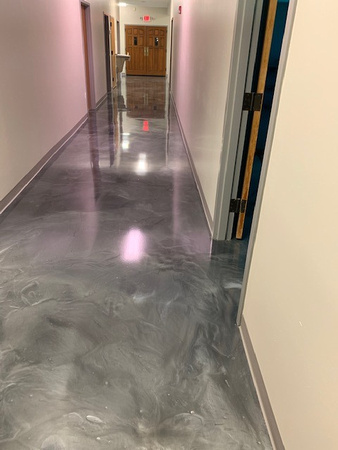 Horizon Community Church in Chesapeake reflector by Distinguished Designs Decorative Concrete Coatings and Epoxy Floors @ddconcrete.net - 3