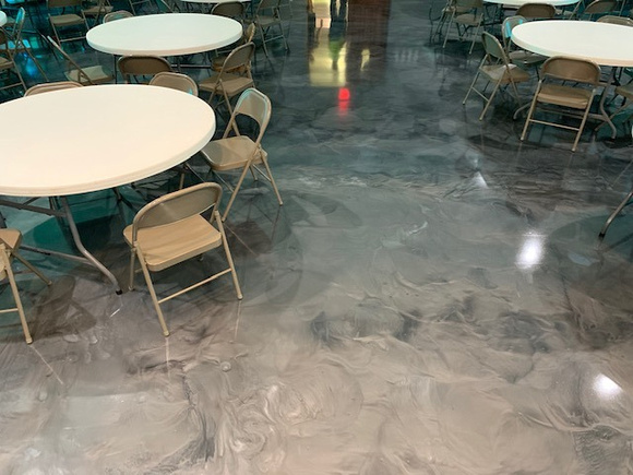 Horizon Community Church in Chesapeake reflector by Distinguished Designs Decorative Concrete Coatings and Epoxy Floors @ddconcrete.net - 4