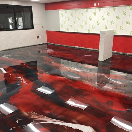 School red reflector by All Phase CPI and Victory Epoxy - 11
