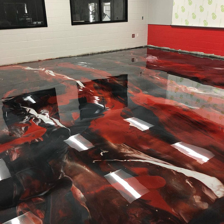 School red reflector by All Phase CPI and Victory Epoxy - 9