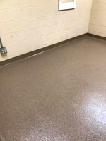 #11 Locker room Had to use Tnemec's high content moisture primer but used PT-1 throughout by Extreme Floor Coatings, LLC - 13