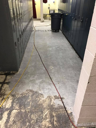 #11 Locker room Had to use Tnemec's high content moisture primer but used PT-1 throughout by Extreme Floor Coatings, LLC - 18
