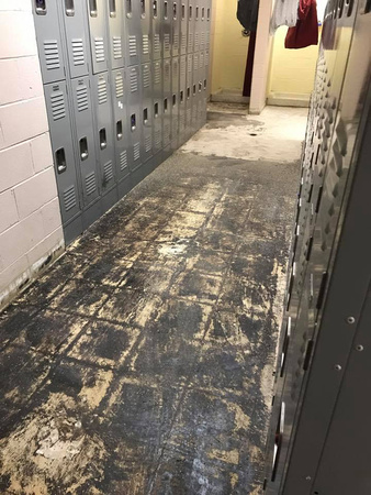 #11 Locker room Had to use Tnemec's high content moisture primer but used PT-1 throughout by Extreme Floor Coatings, LLC - 4