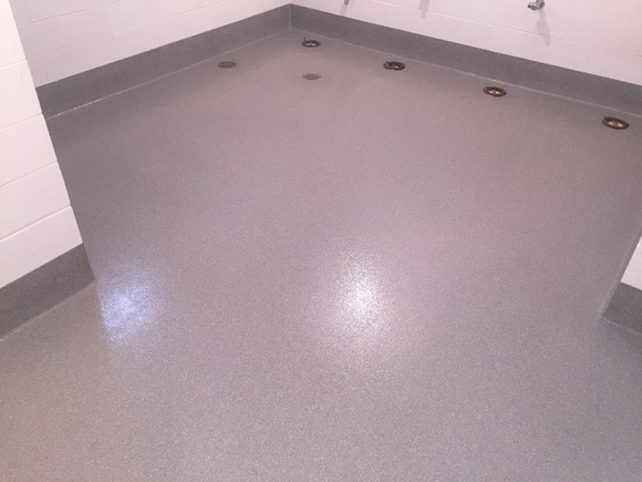 #22 Park restroom Northampton, MA Quartz by Classic Seamless Floors by Chapdelaine Inc. - 1