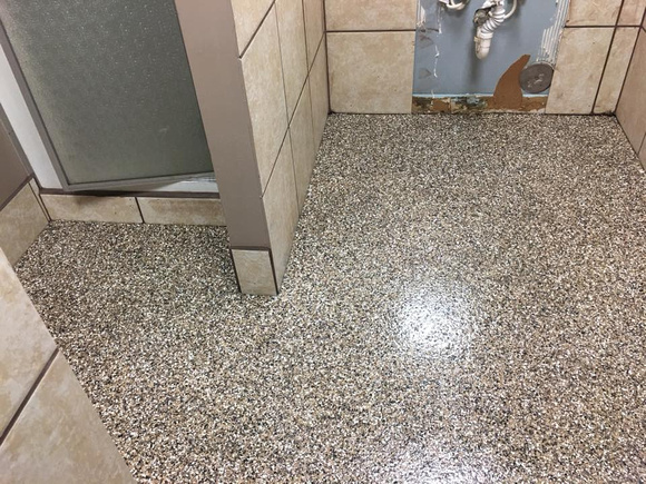 #46 Commercial bathroom flake by Hopkins Flooring LLC - 4