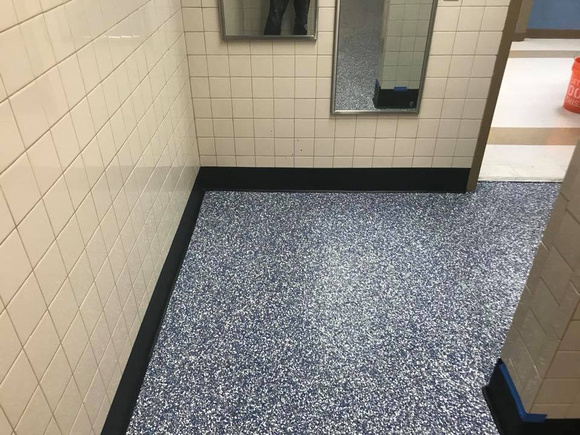 #53 School bathroom flake by All Phase CPI Inc. - 3