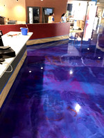 #11 Bowling alley purple ECS blue and concord grape with russet highlights and broadcasted glowstones reflector by Precision Concrete Artistry - 4