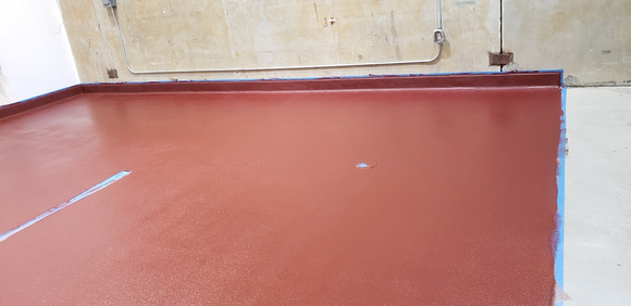 Urban Family Brewery 1800 sqft of Hermetic™ Stout in Brick Red E100-NV4 by Peter Sprdlin of Team Precision Flooring - 5