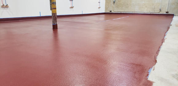 Urban Family Brewery 1800 sqft of Hermetic™ Stout in Brick Red E100-NV4 by Peter Sprdlin of Team Precision Flooring - 8
