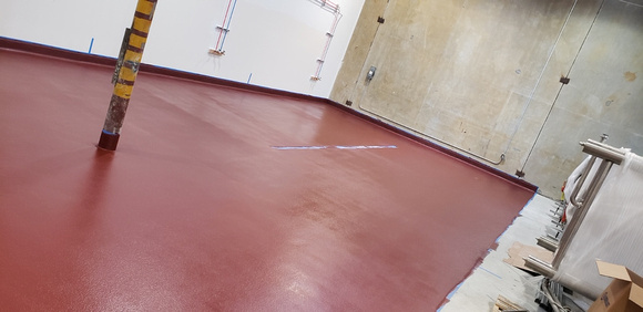 Urban Family Brewery 1800 sqft of Hermetic™ Stout in Brick Red E100-NV4 by Peter Sprdlin of Team Precision Flooring - 9