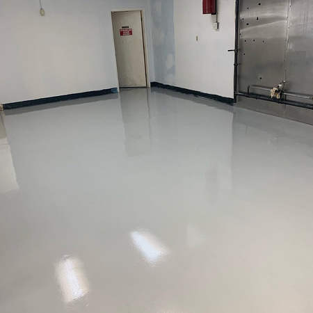 Commercial kitchen neat in Orlando, FL by Superior Floor Coarings, LLC @Superiorfloorcoatings - 1