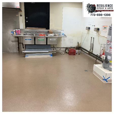 Commercial kitchen quartz by Resilience epoxy & arts @resilienceepoxy - 5