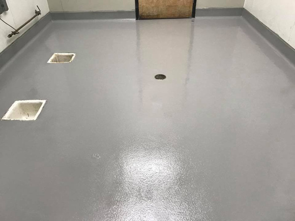 Commercial kitchen quartz by Custom Coating Solutions - 1
