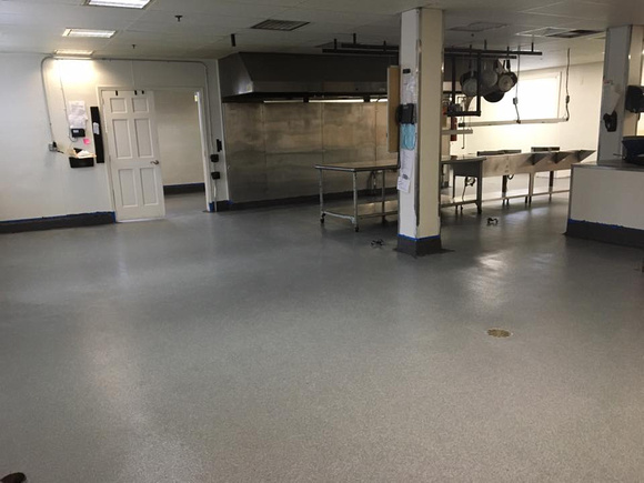 Old Daley on Crooked Lake commercial kitchen quartz by Gimondo Epoxy and Concrete, Inc. - 1