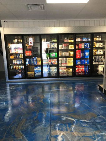 #18 City Liquor in Springfield CO blue reflector by Tony McCallum with McCallum Tile and Construction - 5