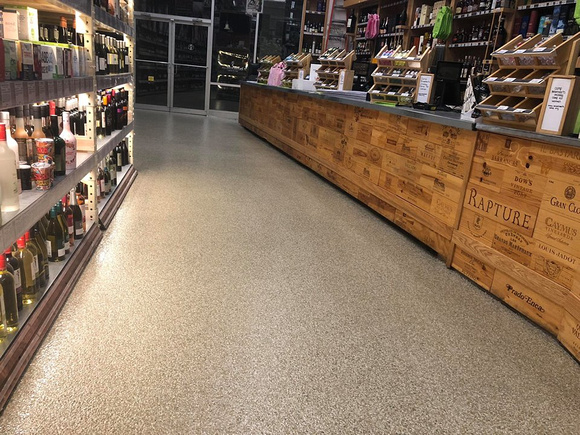 Empire Wine flake by Tech Valley Concrete And Epoxy Inc. @TechValleyConcrete - 1