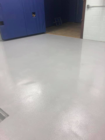 Vet clinic and surgical room Stout by Custom Concrete Staining @CCSGlenRose - 1