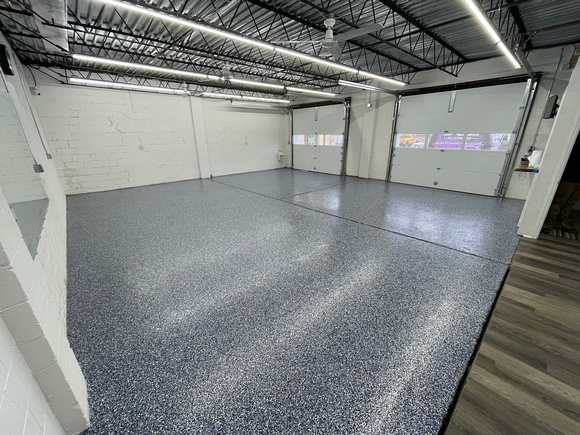 Commercial garage HERMETIC™ Flake by DCE Flooring LLC 5