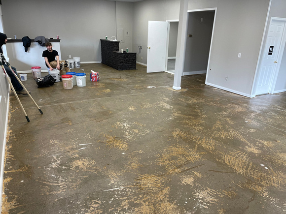 Commercial doggy daycare flake by DCE Flooring LLC 14