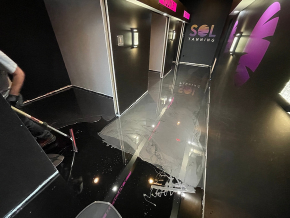 Tanning salon at Sol Tanning in West Chester, REFLECTOR™ Enahancer by DCE Flooring LLC 17