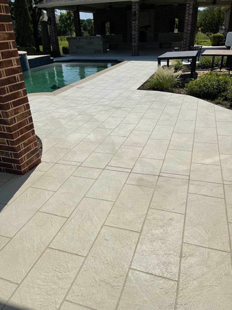 Pool Deck Coatings by Kevin C Durant with TexCoat Decorative Concrete 1