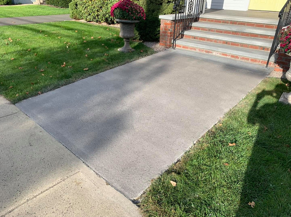 Commercial Sidewalk and steps overlay with pcc oxford gray Liquid Stone Finishes, LLC 3