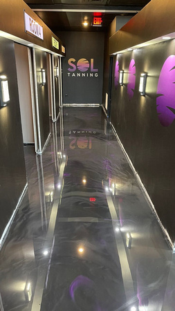 Tanning salon at Sol Tanning in West Chester, REFLECTOR™ Enahancer by DCE Flooring LLC 1
